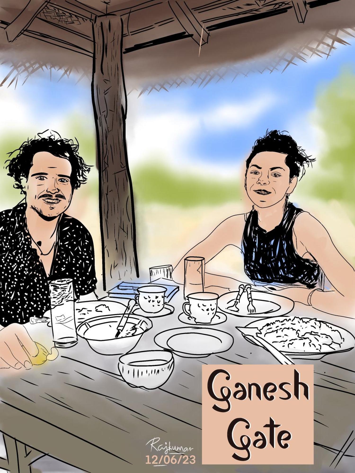 Ganesh Gate 호텔 포투빌 외부 사진